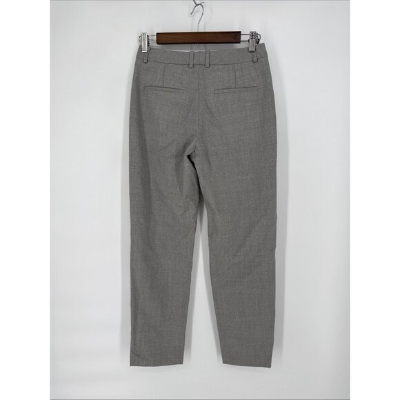 New Hugo Boss Womens Size 0 Gray Pants Tasewa Slim Fit Stretch Wool Blend - Picture 8 of 15